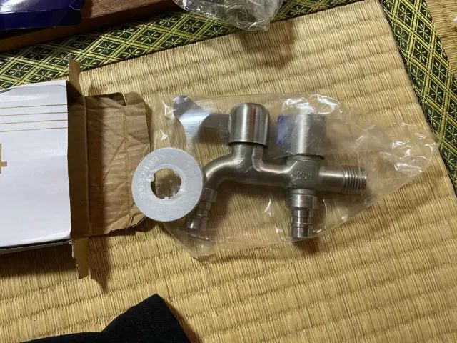 Torneira Dupla de Aço Inoxidável 304 para Máquina de Lavar - Foto 3