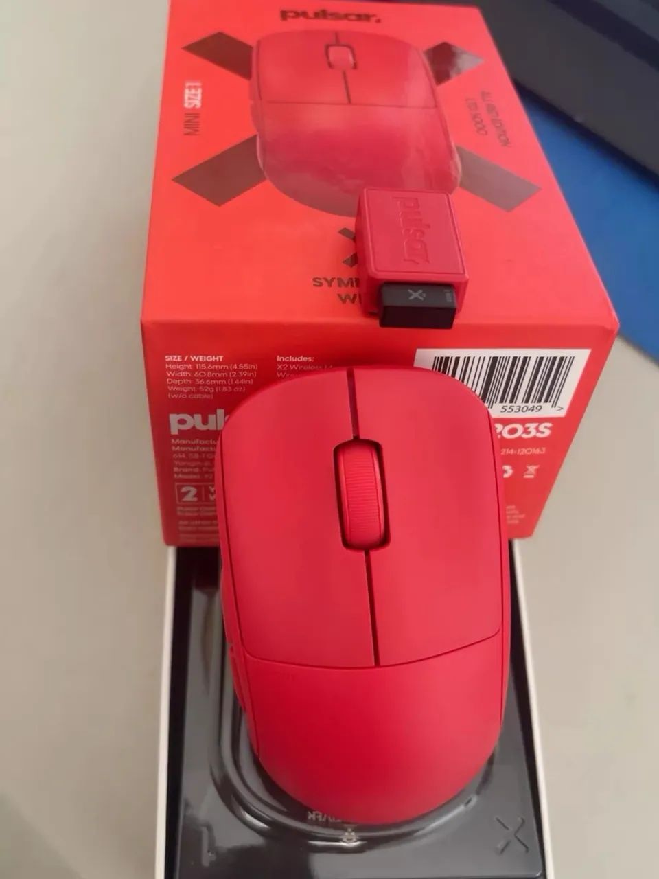 Pulsar x2h mini vermelho 