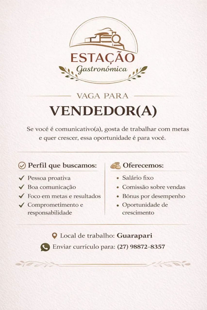 Vagas de vendedor externo  - Foto 2