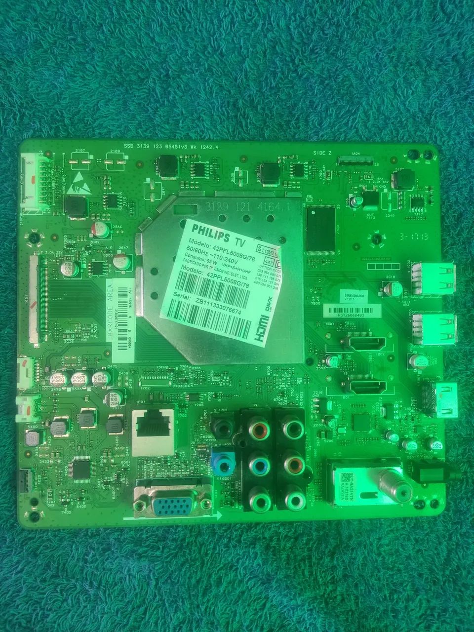 Placa Principal P/ Tv 42pfl5008g/78