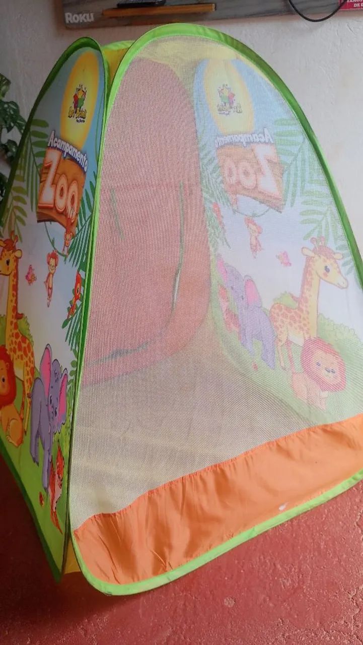 Barraca e carrinho de supermercado infantil  - Foto 5