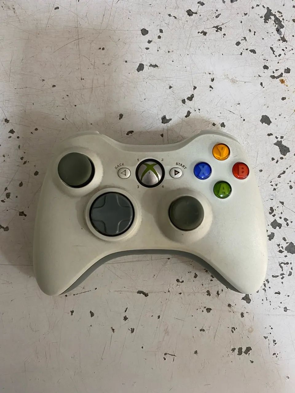 CONTROLE BRANCO XBOX 360 ORIGINAL 