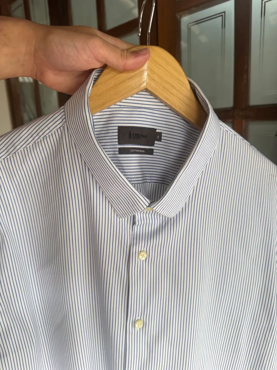 Camisa oficina reserva blend risca de giz  - Foto 2