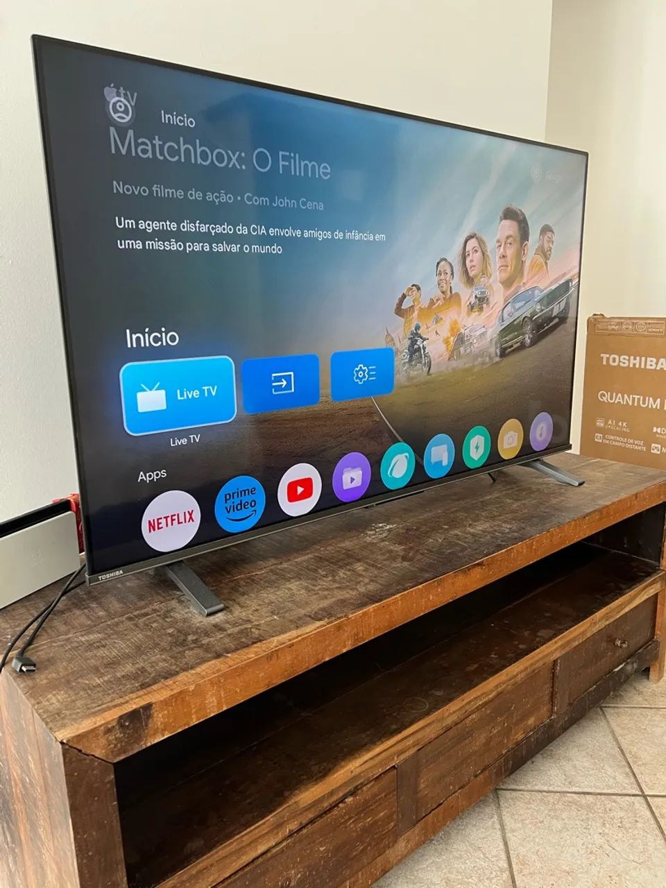 ( PEGO TV MENOR ) SMART TV 55 4K UHD Google TV  - Foto 3
