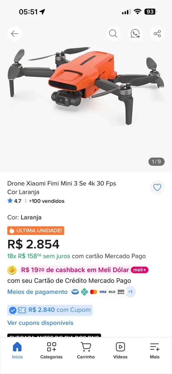 Drone FIMI Mini 3 - Foto 4