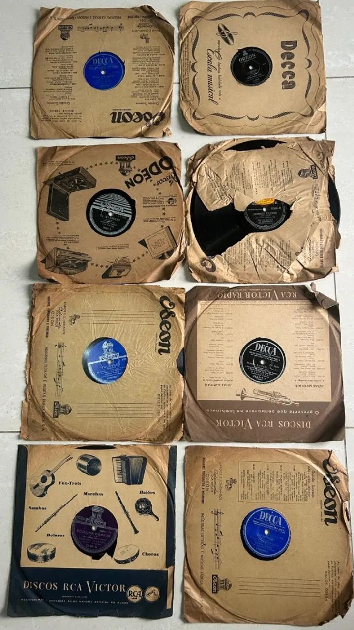 Lote de discos 78rpm - 62 peças - Foto 4