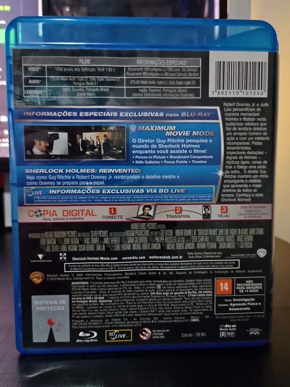 Blu-ray Sherlock Holmes - Foto 3