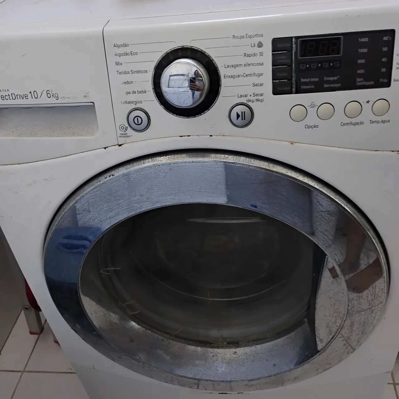 Lava e seca LG com defeito 