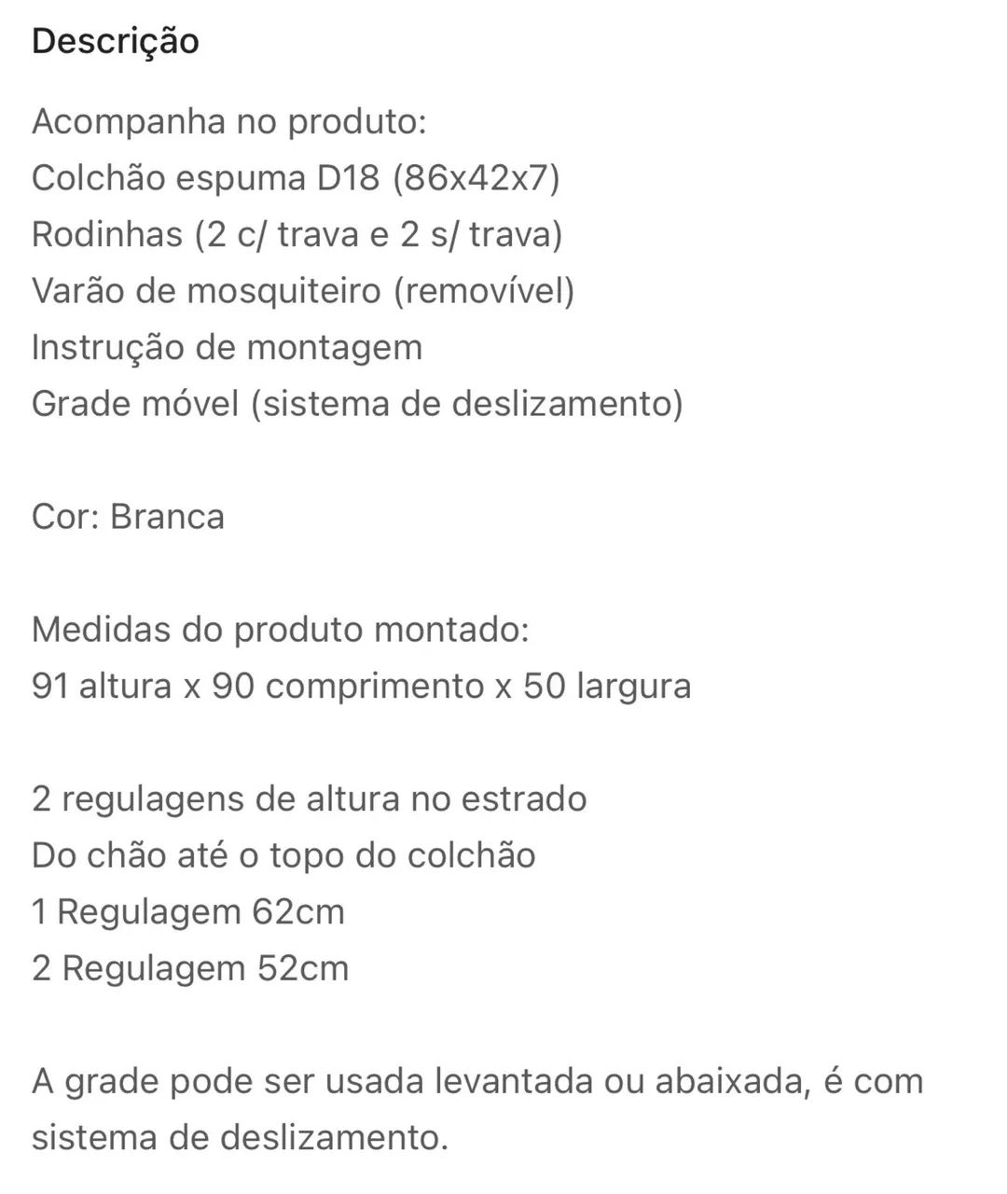 Mini berço  - Foto 2