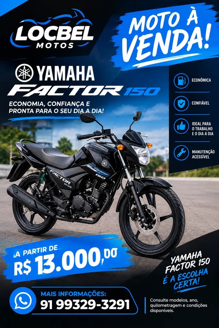 VENDA YAMAHA FACTOR 150