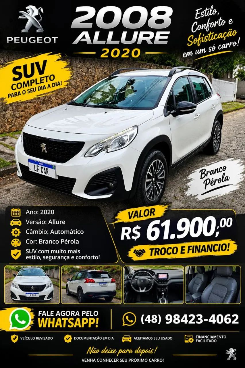 Peugeot 2008 ALLURE 1.6 16V 2020