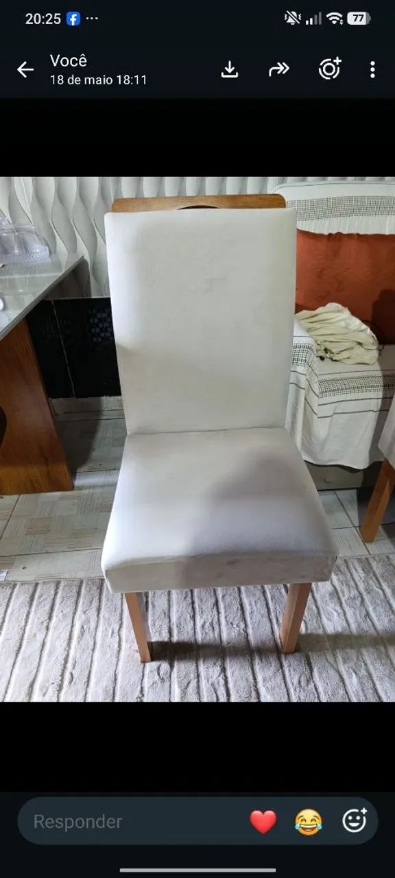 Vendo 4 cadeiras de jantar  - Foto 3