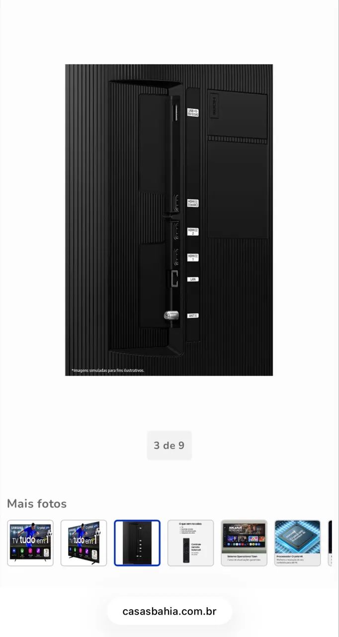 Smart TV 65 polegadas Nova  - Foto 3