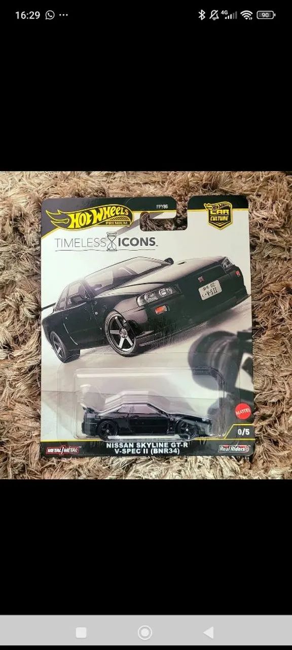 ホットウィール 日産 スカイライン gt-r v spec II チェイス Chase) Hot Wheels Premium Nissan Skyline GT-R V-Spec II (BNR34