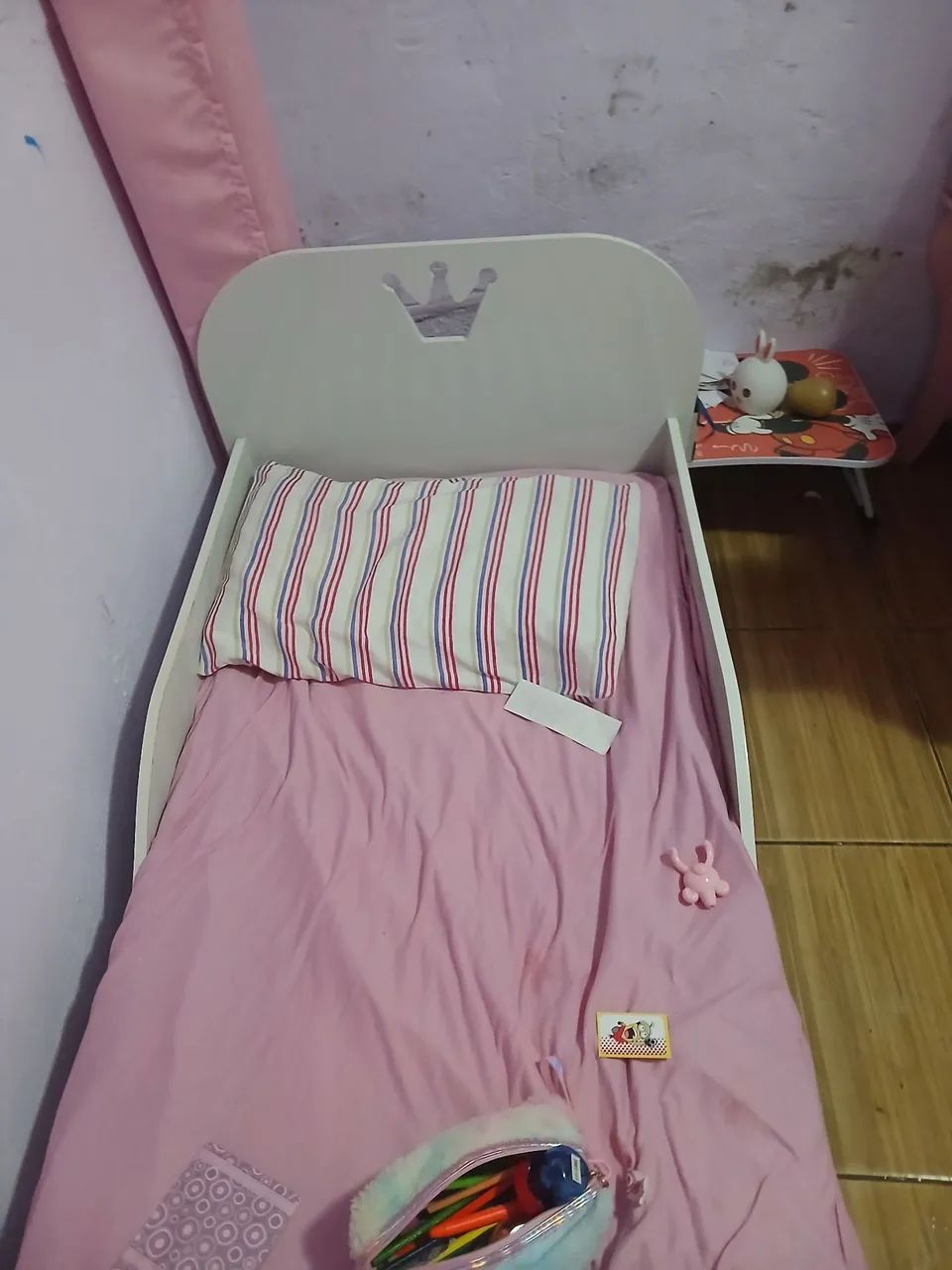 Mini cama das princesa branca
