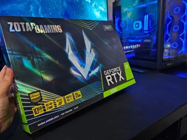 Placa de vídeo RTX 3080 + BRINDE