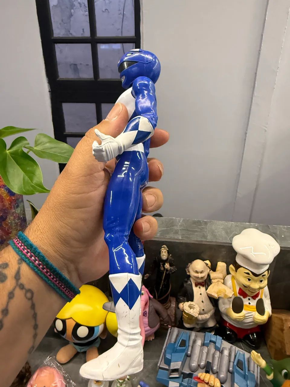 Boneco power ranger azul - Foto 3