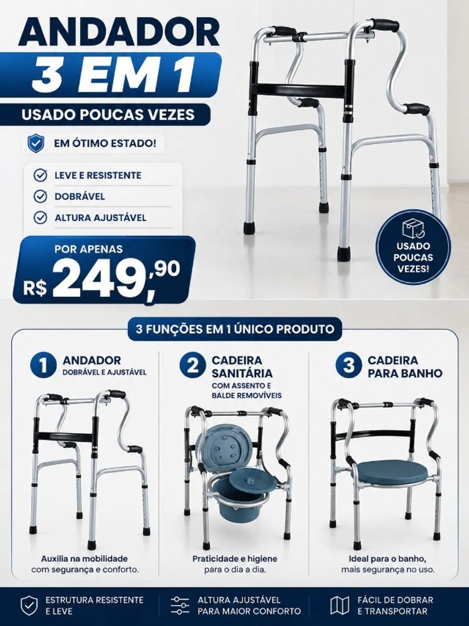Cadeira 3 em 1