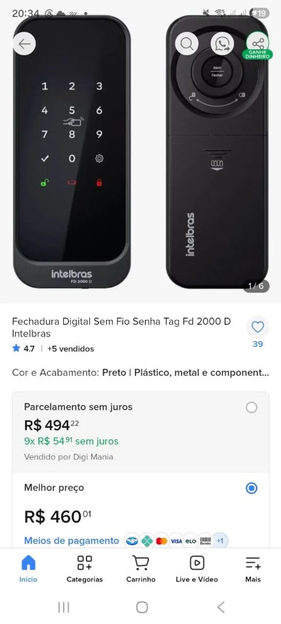 Fechadura digital  - Foto 2