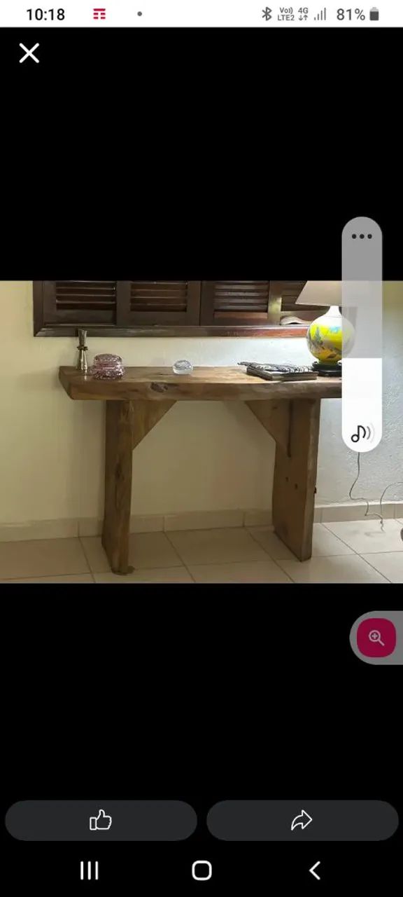 Mesa de madeira 