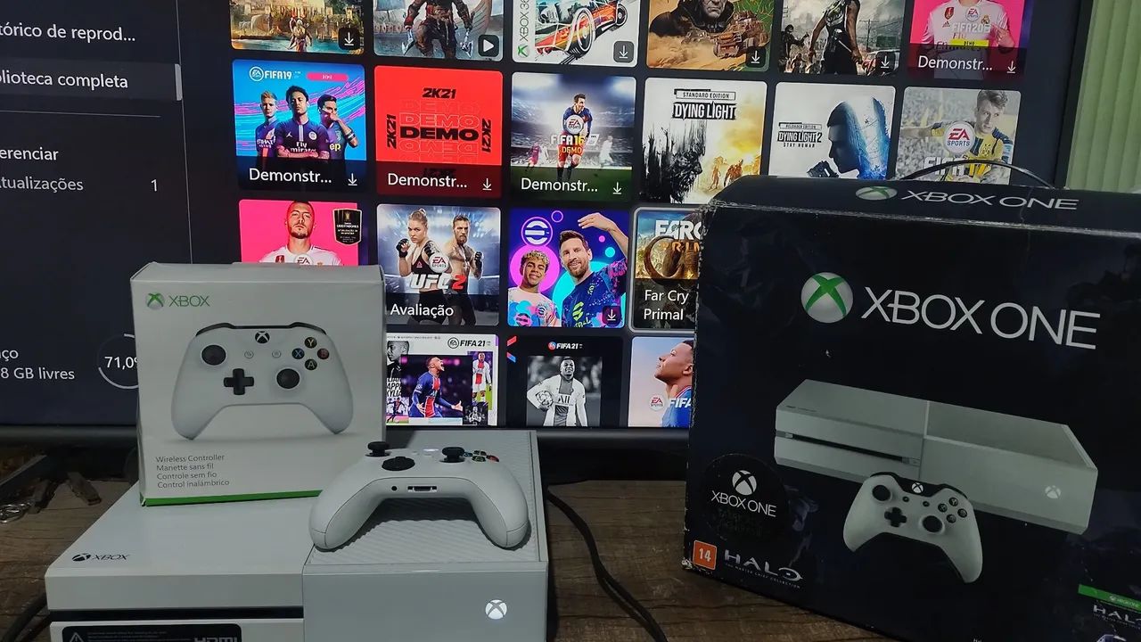 Xbox one branco fat  - Foto 3