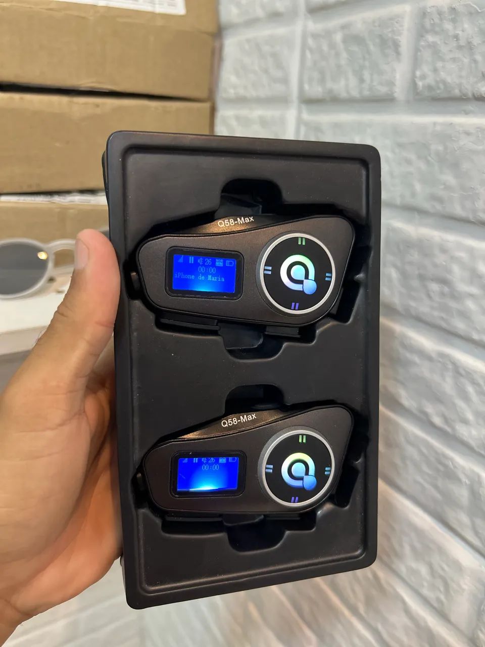 Par de intercomunicador Bluetooth pra capacete  - Foto 2