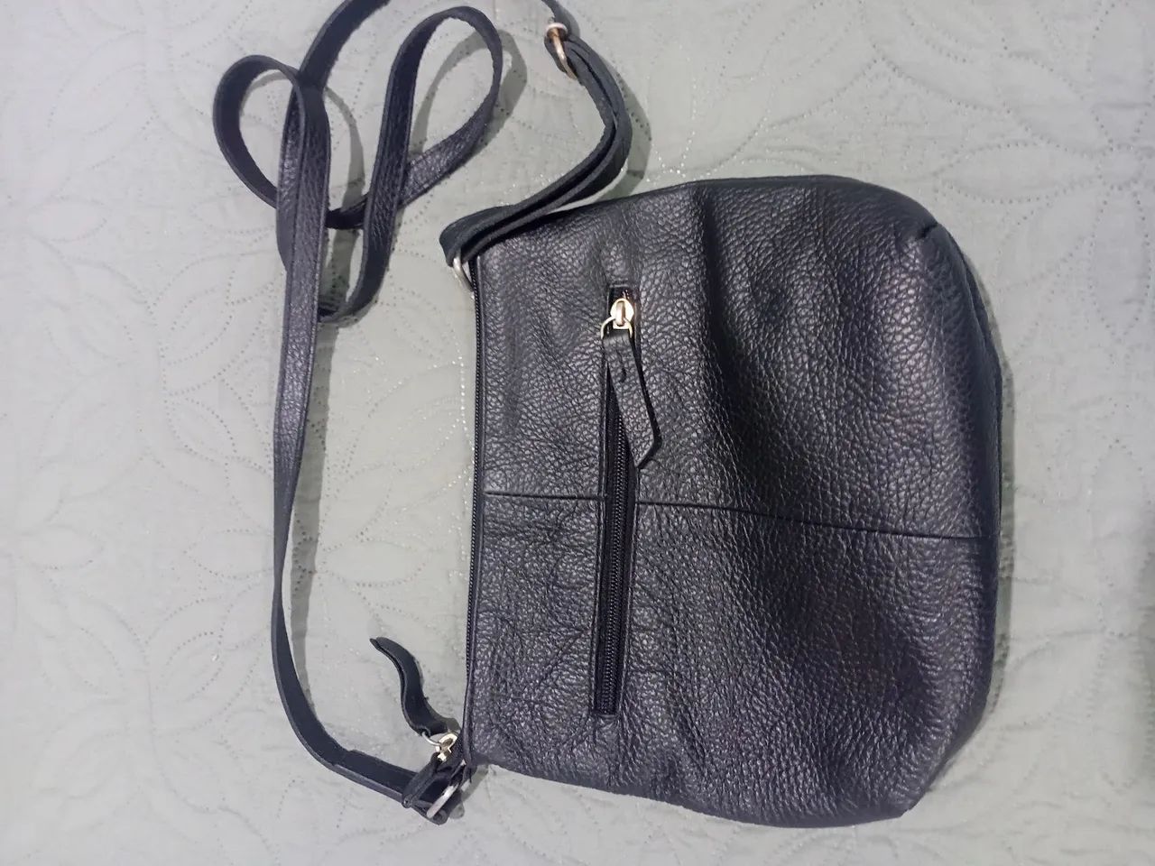 Bolsa transversal couro legítimo - Foto 2
