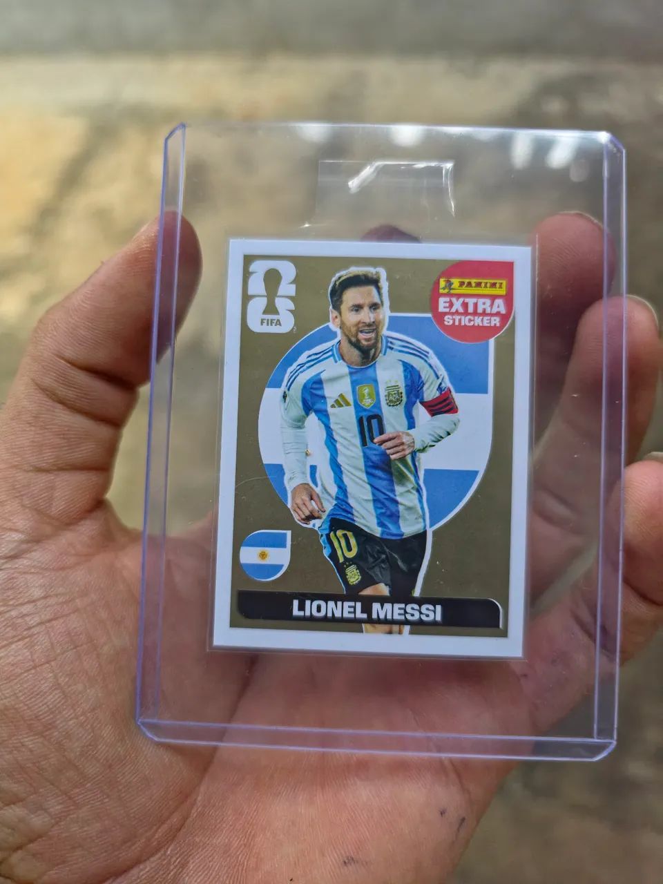 FIGURINHA LEGEND MESSI DOURADO - Foto 2