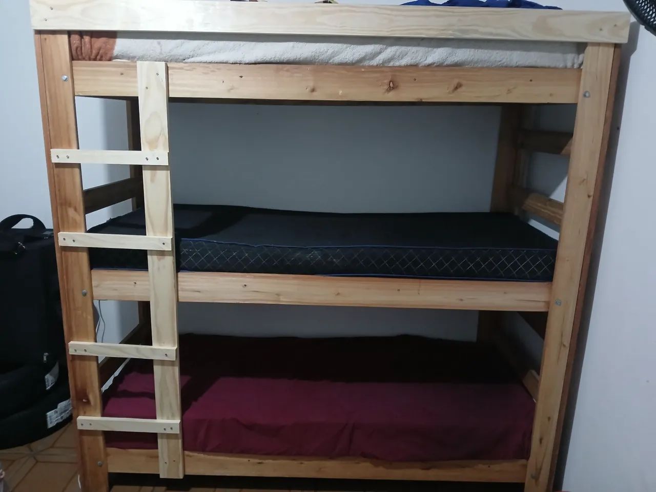 Cama treliche com os colchão  - Foto 4