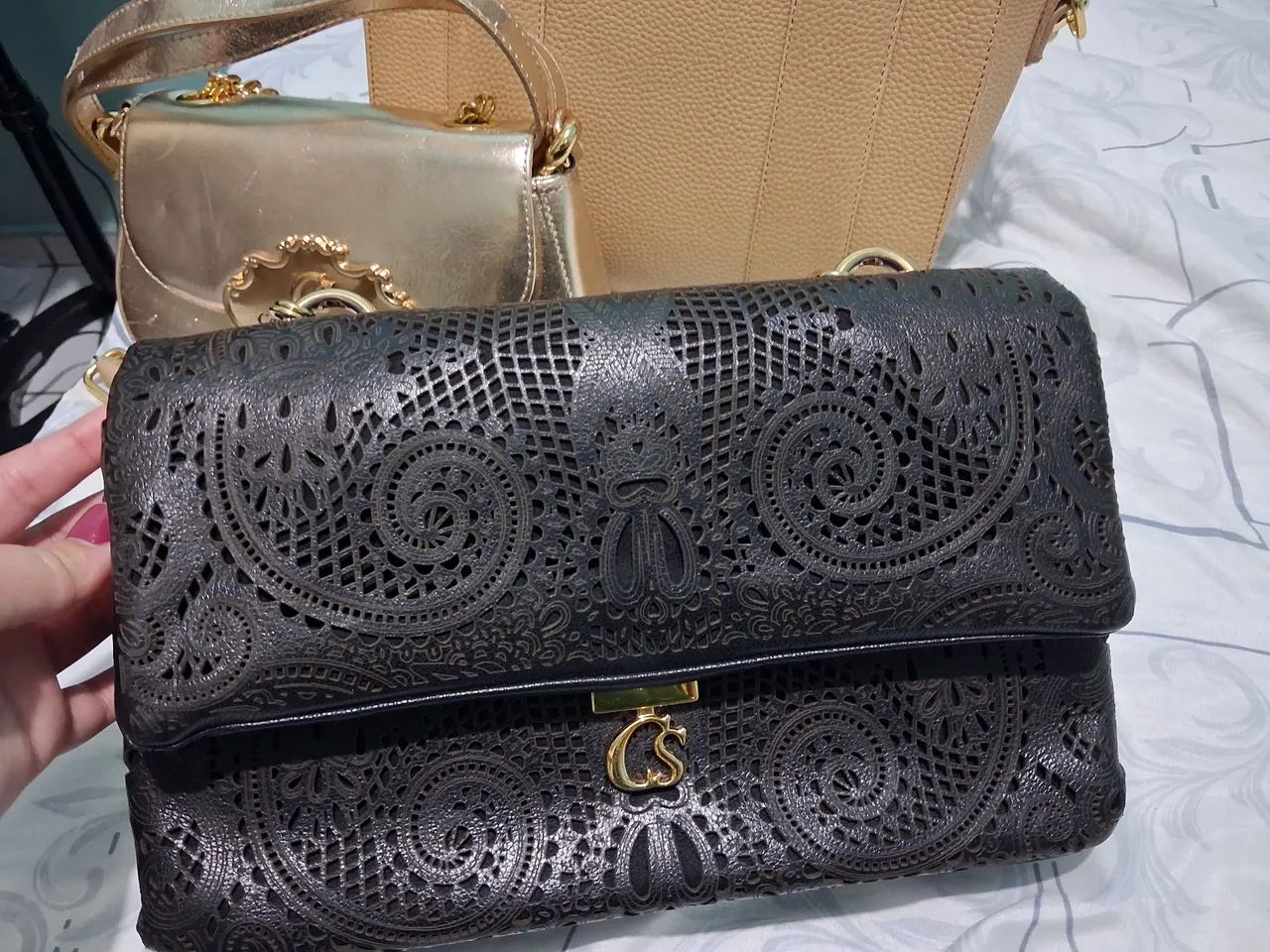 COMBO 03 BOLSAS CARMEN STEFFENS - Bolsas, malas e mochilas - Vila