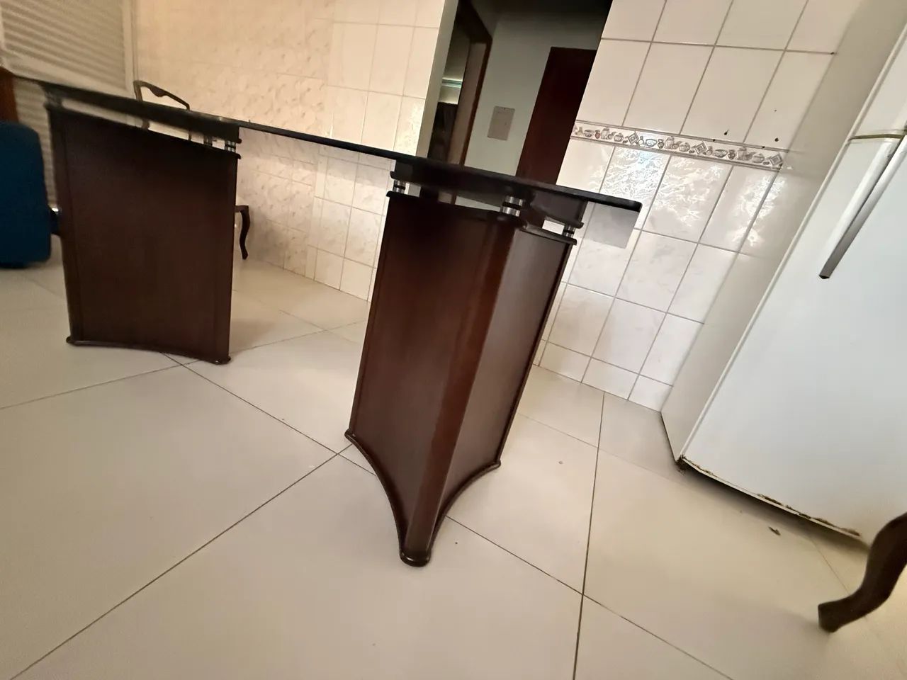 Mesa de vidro nova FAÇO entrega - Foto 4