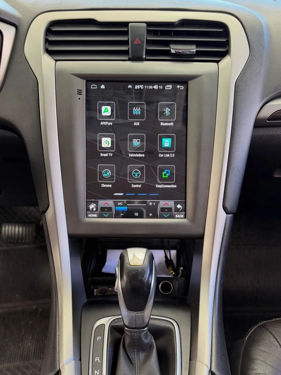 Central Multimídia Tesla Android Fusion 2013 acima CarPlay e Android Auto - Foto 2