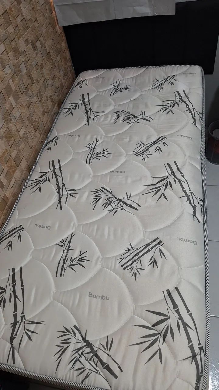 Vendo cama box solteiro com cabeceira  - Foto 2