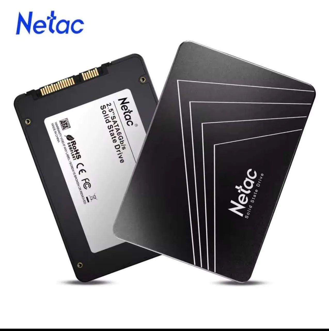 SSD SATA 128GB NETAC. NOVOS LACRADOS