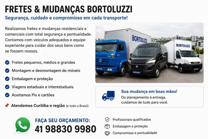 Fretes e Mudanças Curitiba  - Foto 2