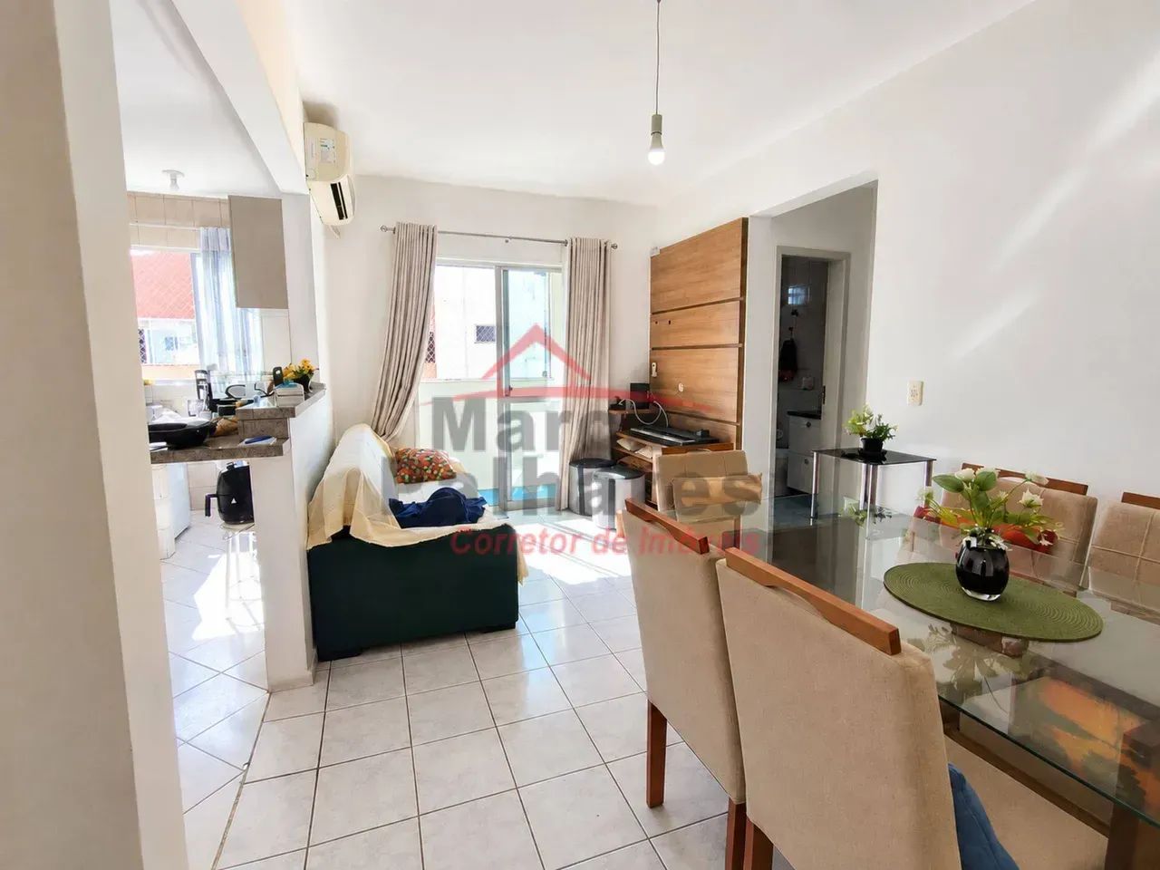APARTAMENTO DE 2 DORMITÓRIOS, GARAGEM E ELEVADOR EM CAMPINAS - SÃO JOSE/SC - Foto 2