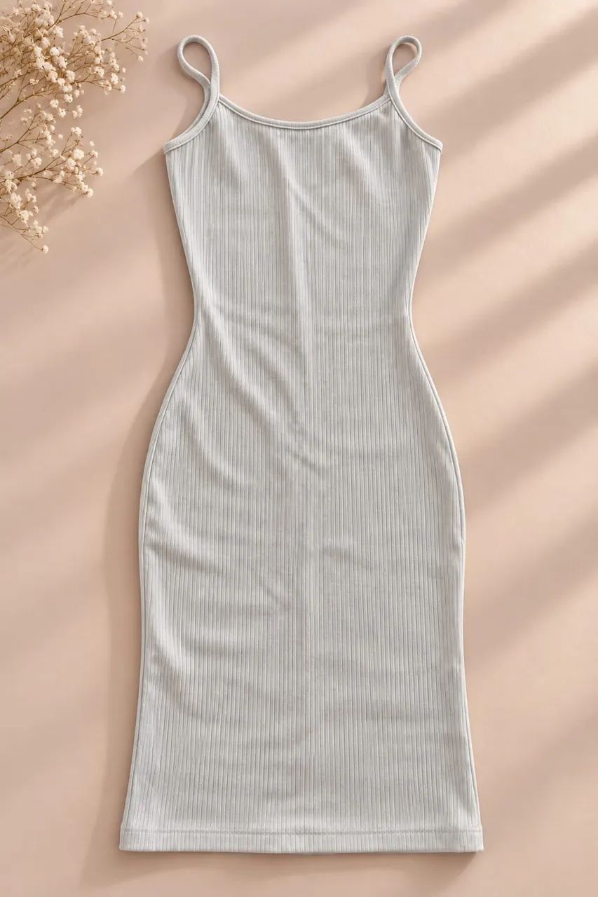 Vestido canelado dia a dia - Foto 2