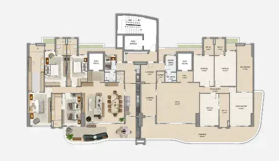 PLANTA 228m²