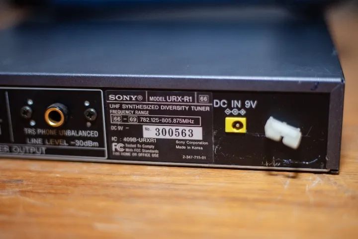 base sony URX-R1e microfone UTX-H1 - Foto 5