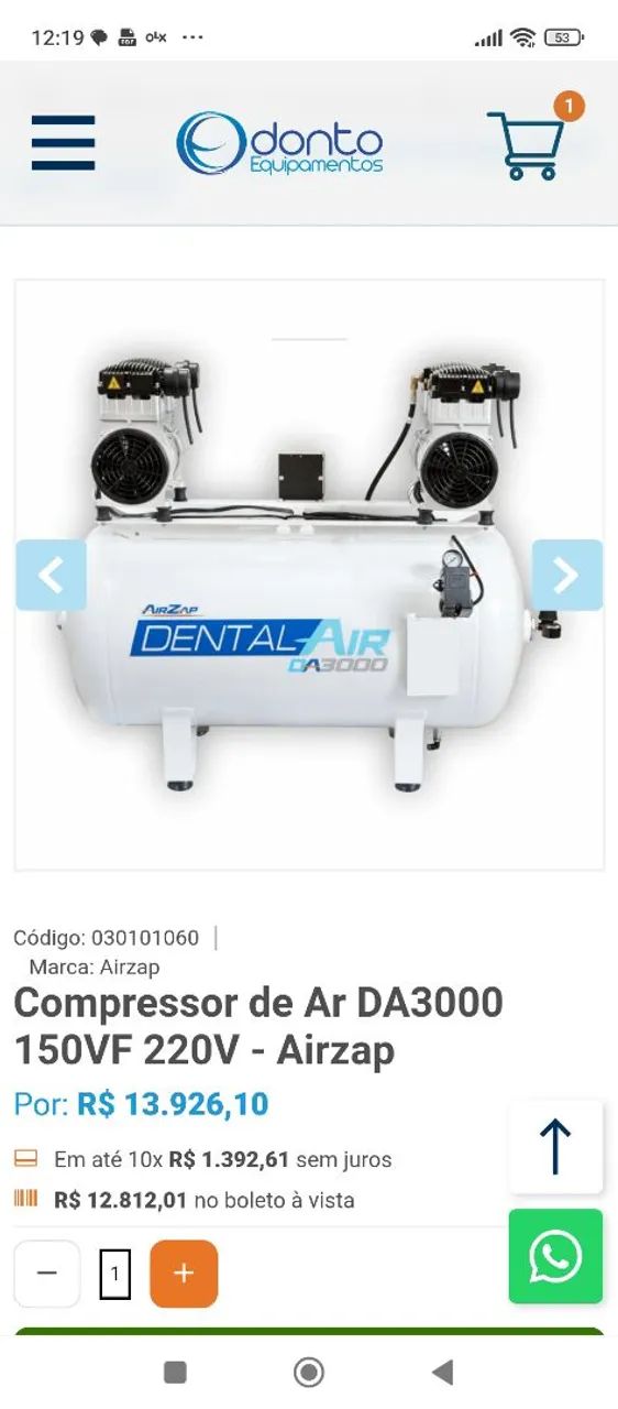 Comprenssor odontológico 