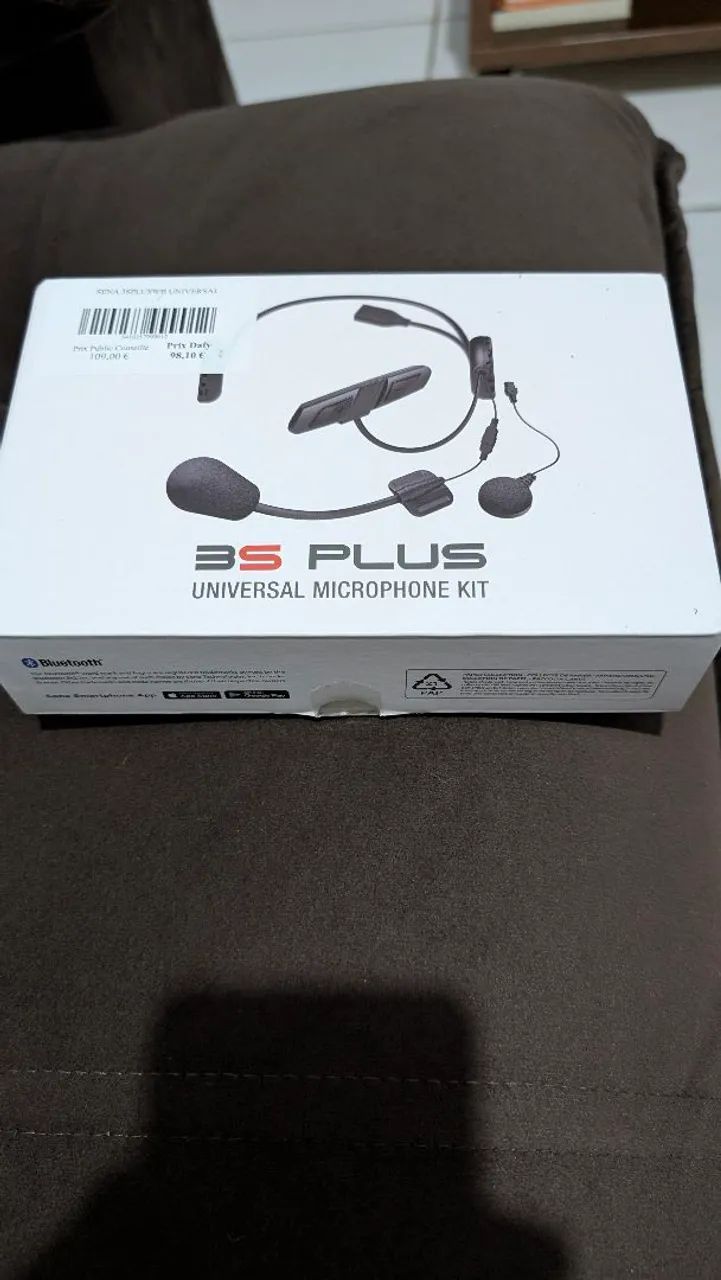 Intercomunicador moto SENA 3s plus