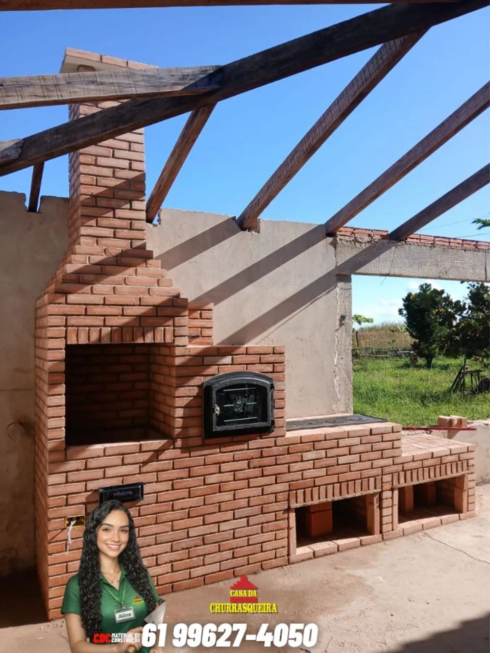 Churrasqueira tijolinho  - Foto 2