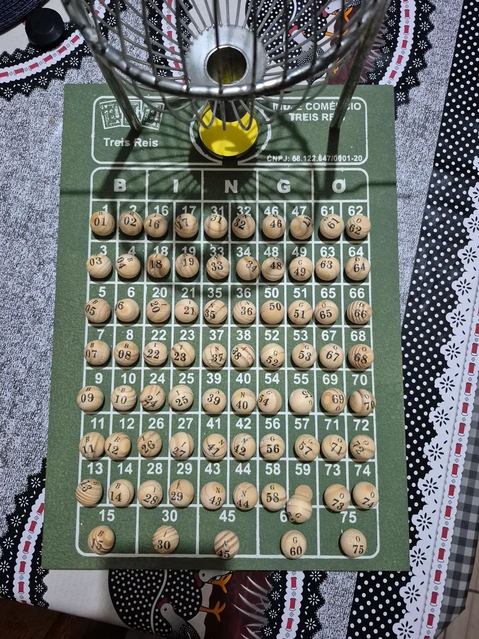 Tabuleiro e globo para bingo - Foto 2