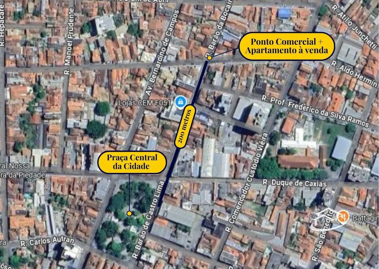 Ponto Comercial com Apartamento no Centro de Lorena à Venda - Foto 2