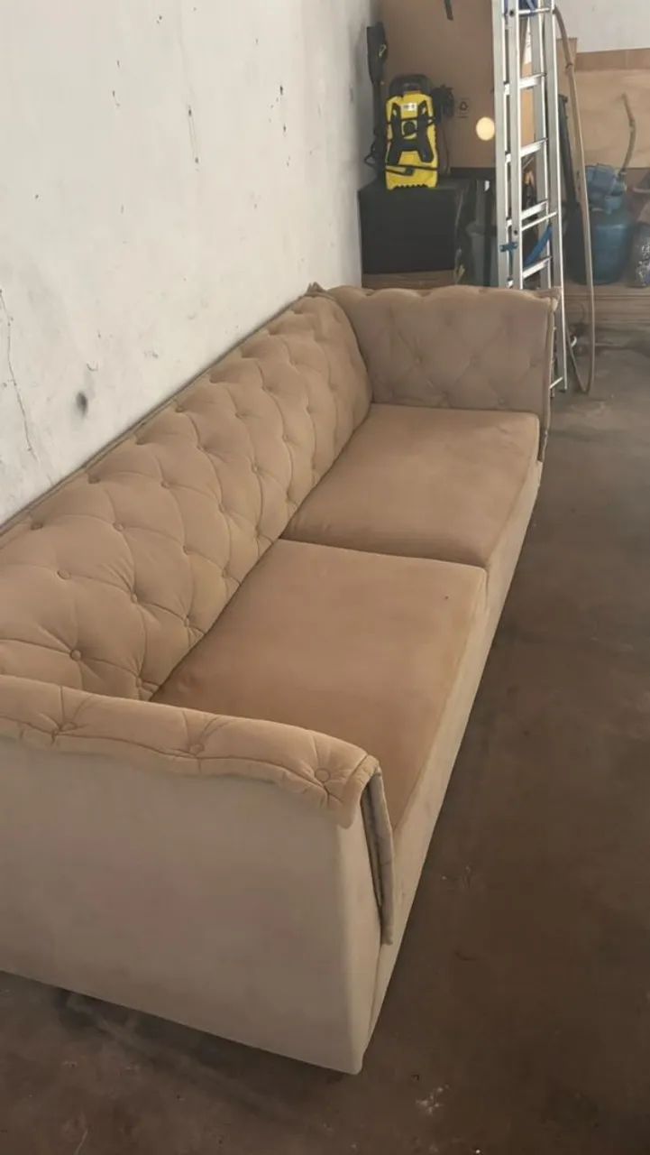 Sofá de luxo 2,38 x90 cm - retirar em Itabaiana  - Foto 3
