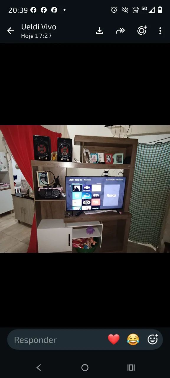 Vendo estante conservada 450 mais tem conversa 