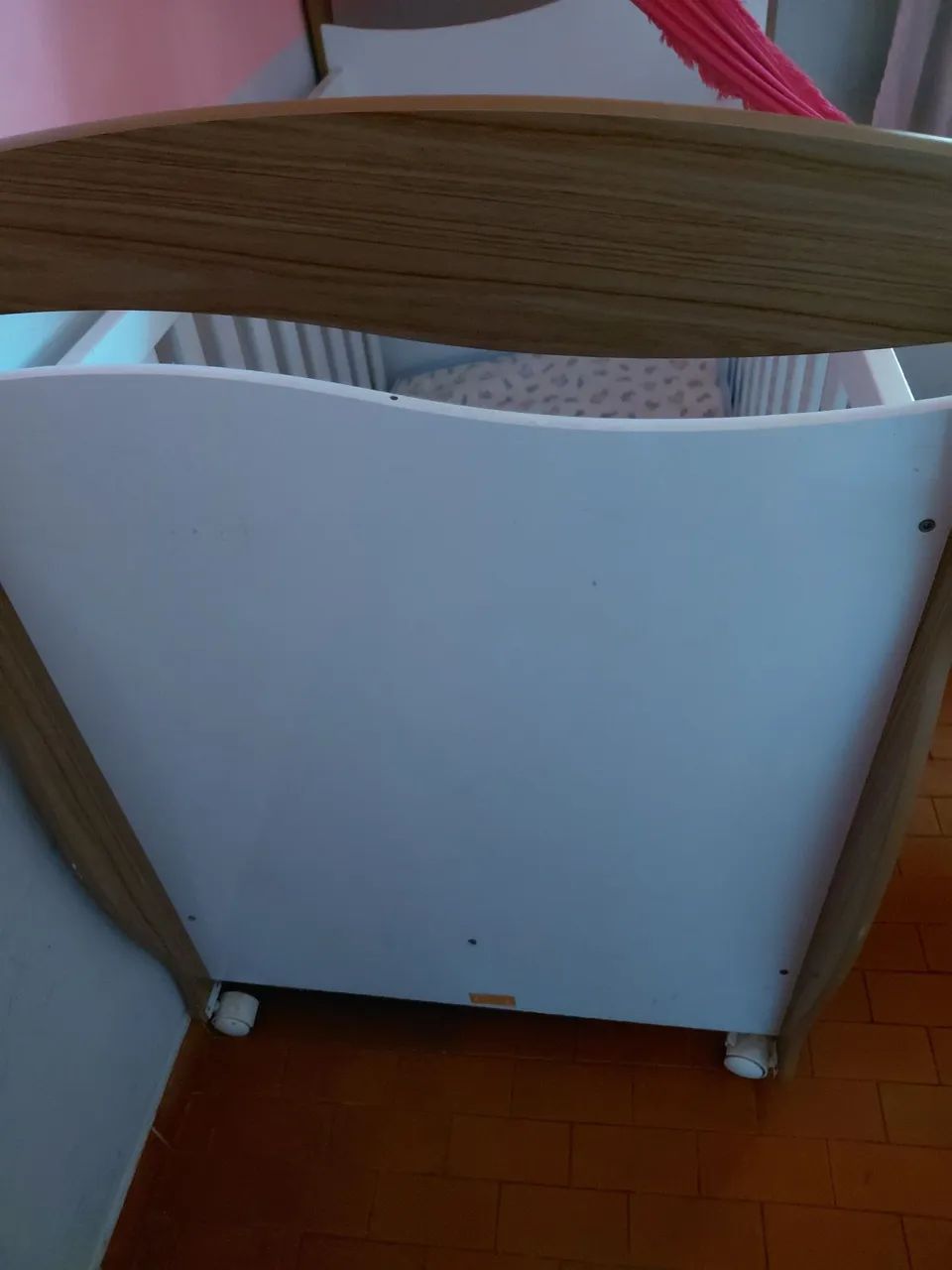 Mini berço slim 100% mdf seminovo - Foto 3