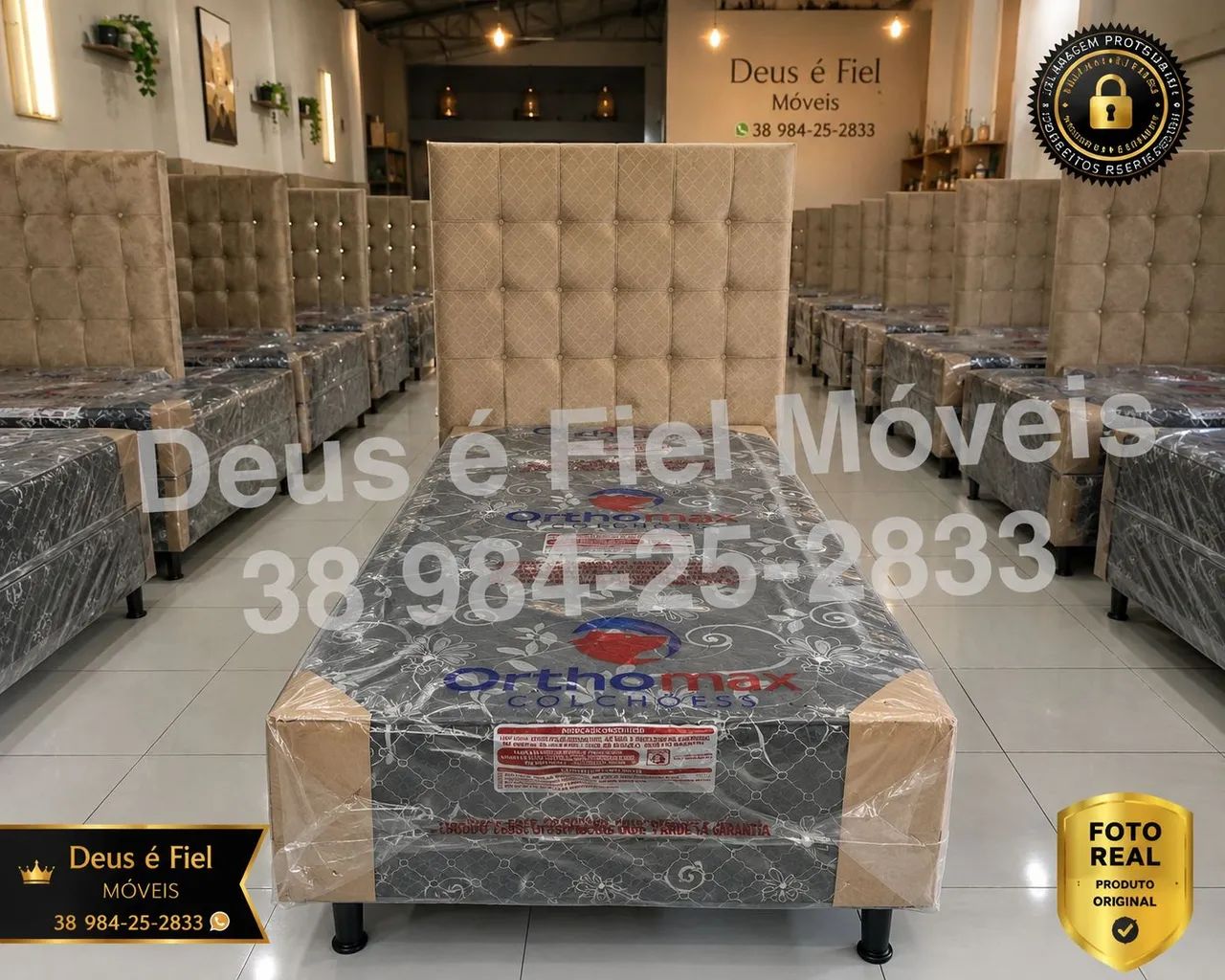 Cama box solteiro promoção entrega grátis  - Foto 2