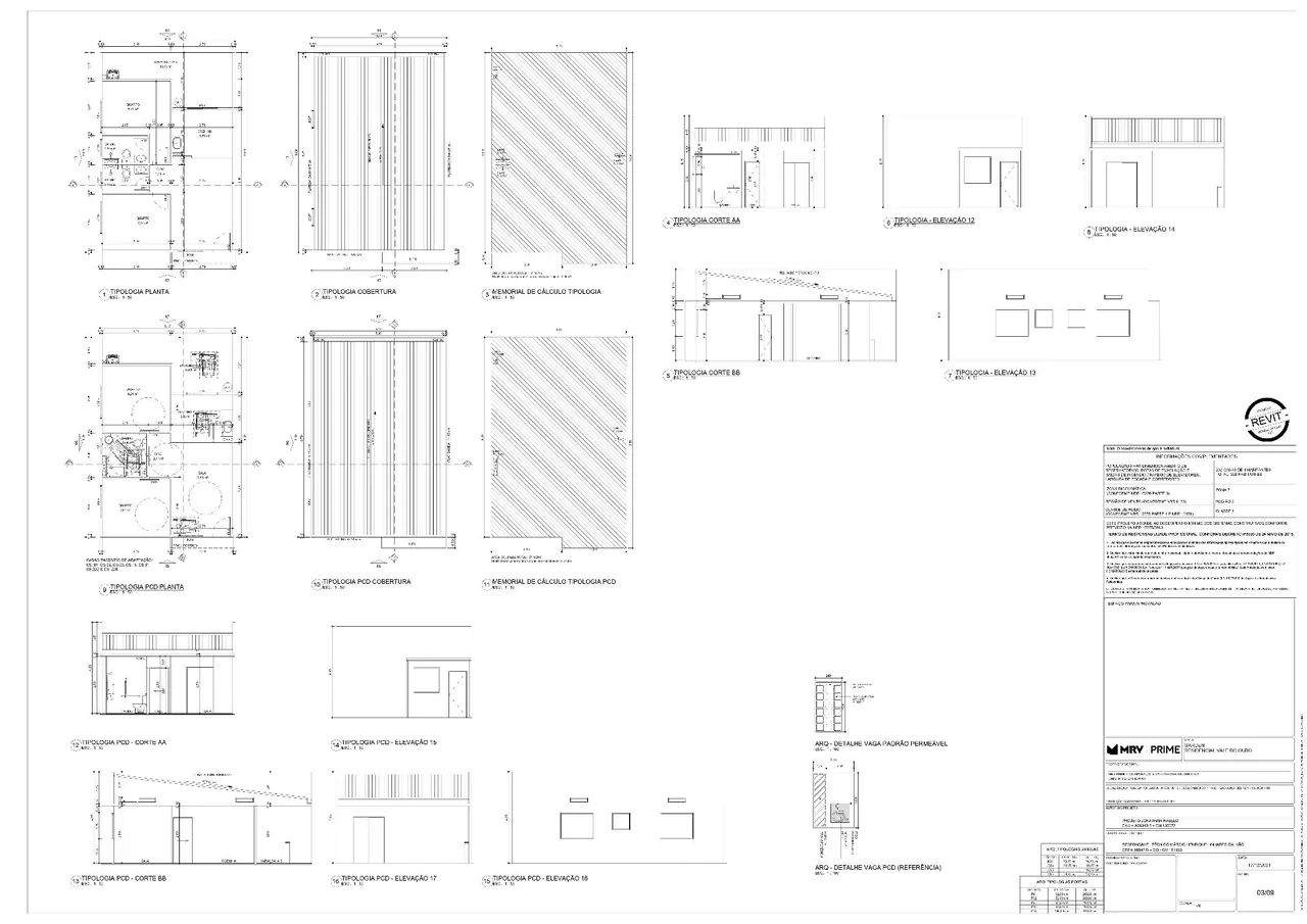 Projetos para aprovação em autocad