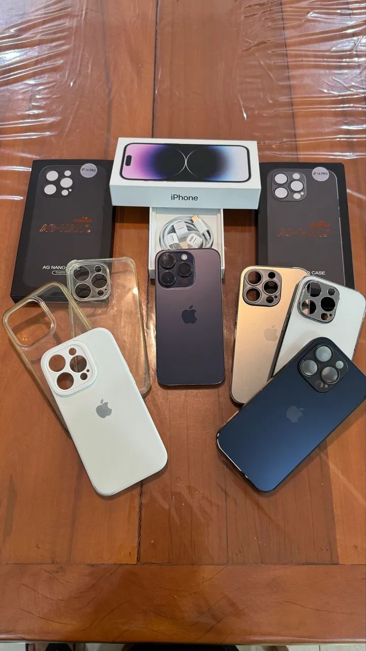 iPhone 14 Pro 256gb com caixa e cabo original - Foto 2